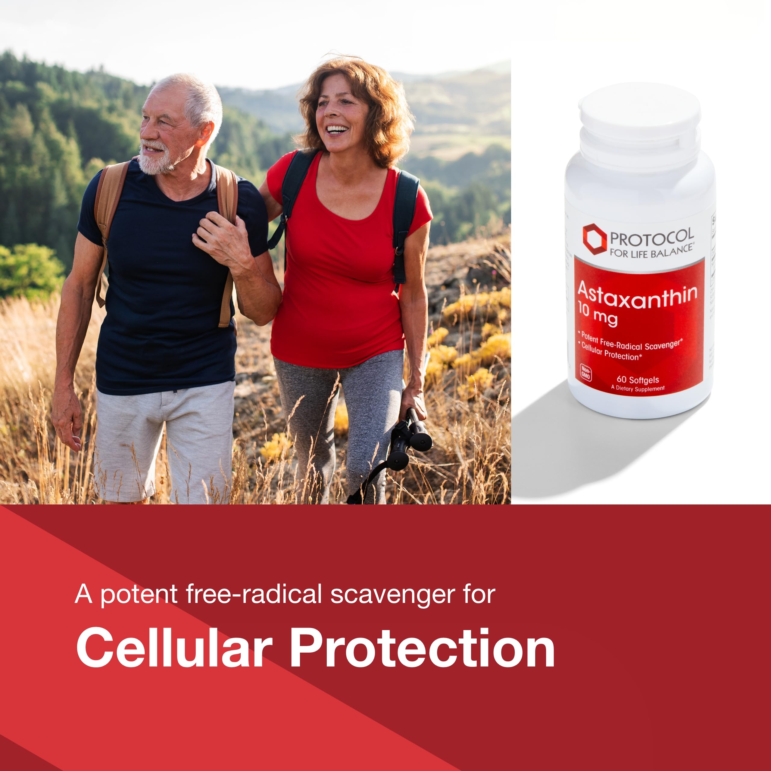 PROTOCOL FOR LIFE BALANCE etiqueta del producto; ingredientes clave visibles.
