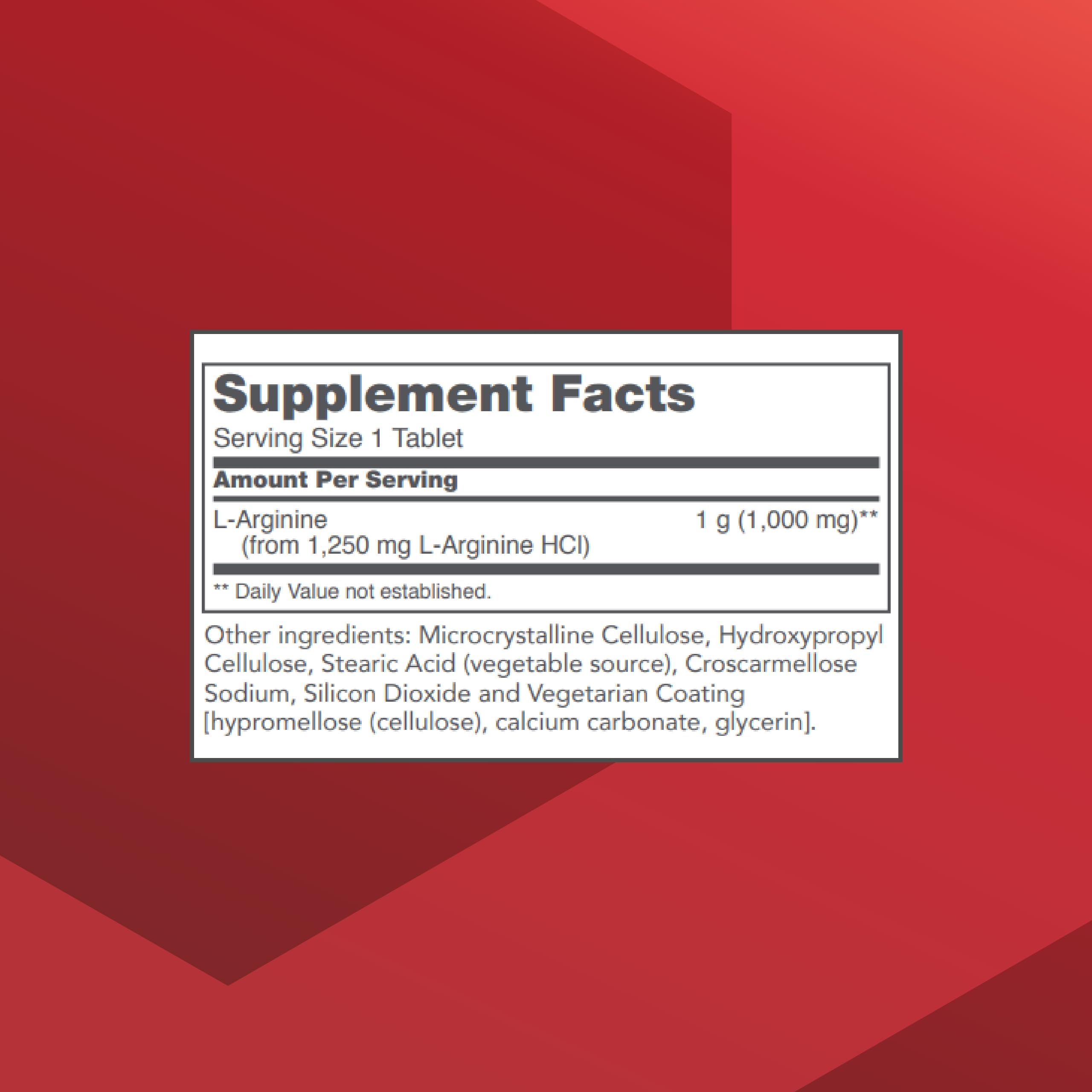 PROTOCOL FOR LIFE BALANCE L-ARGININA 1000MG: botella con cápsulas veganas para uso diario.