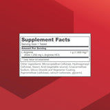 PROTOCOL FOR LIFE BALANCE L-ARGININA 1000MG: botella con cápsulas veganas para uso diario.