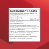 PROTOCOL FOR LIFE BALANCE L-Glutamina frasco para almacenamiento práctico