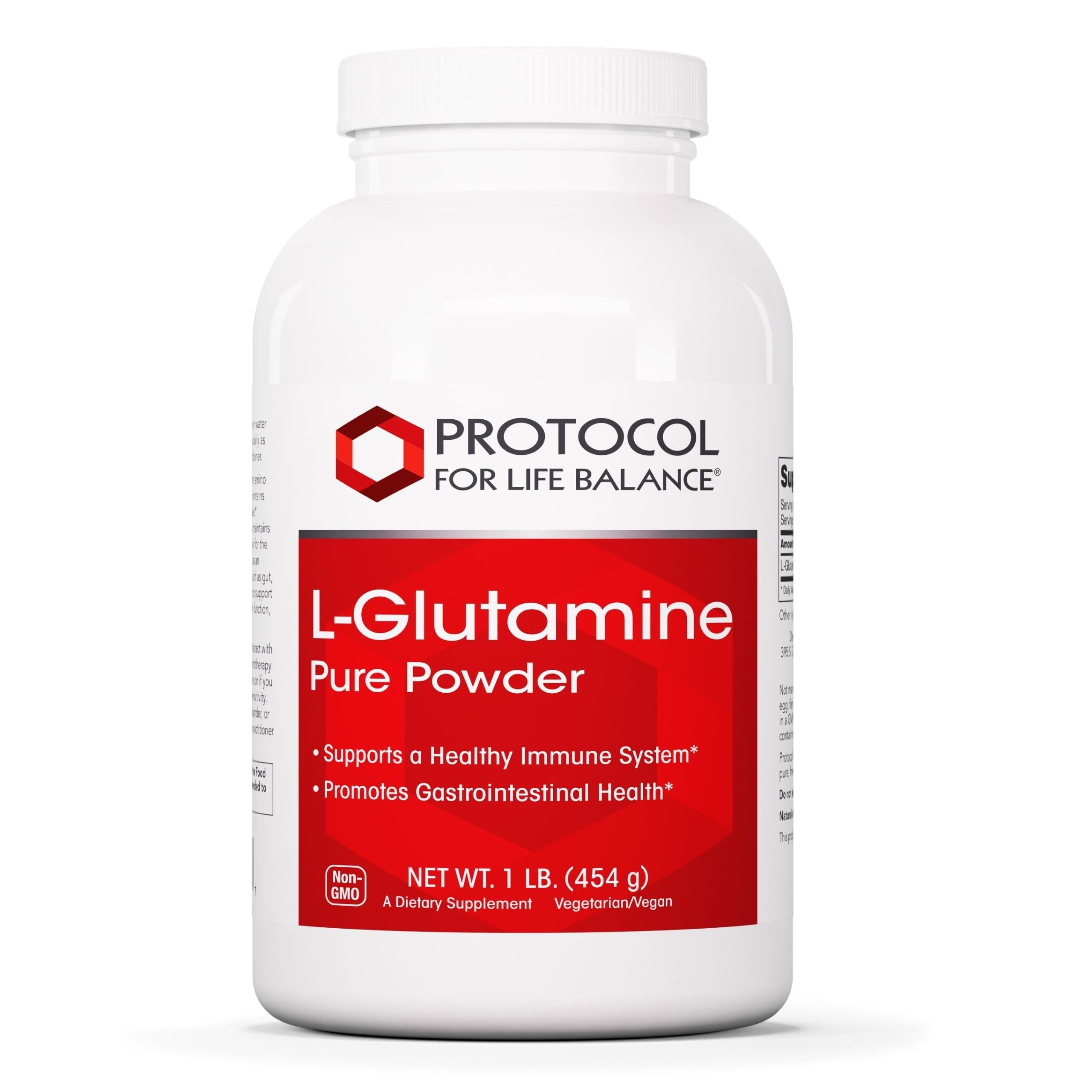 PROTOCOL FOR LIFE BALANCE L-Glutamina polvo fino para batidos