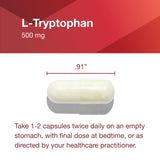 PROTOCOL FOR LIFE BALANCE L-Tryptophan 500mg en escena nocturna.