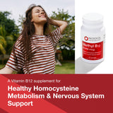 PROTOCOL FOR LIFE BALANCE Methyl B12 10000mcg: botella y etiqueta visibles.