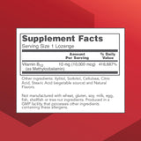 PROTOCOL FOR LIFE BALANCE Methyl B12 10000mcg: pastillas masticables en detalle.