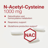 PROTOCOL FOR LIFE BALANCE NAC 1000 mg detalle-tabletas, aspecto suave para uso diario