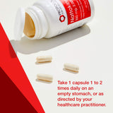 Caja externa nattokinase PROTOCOL FOR LIFE BALANCE, diseño claro con información de calidad.