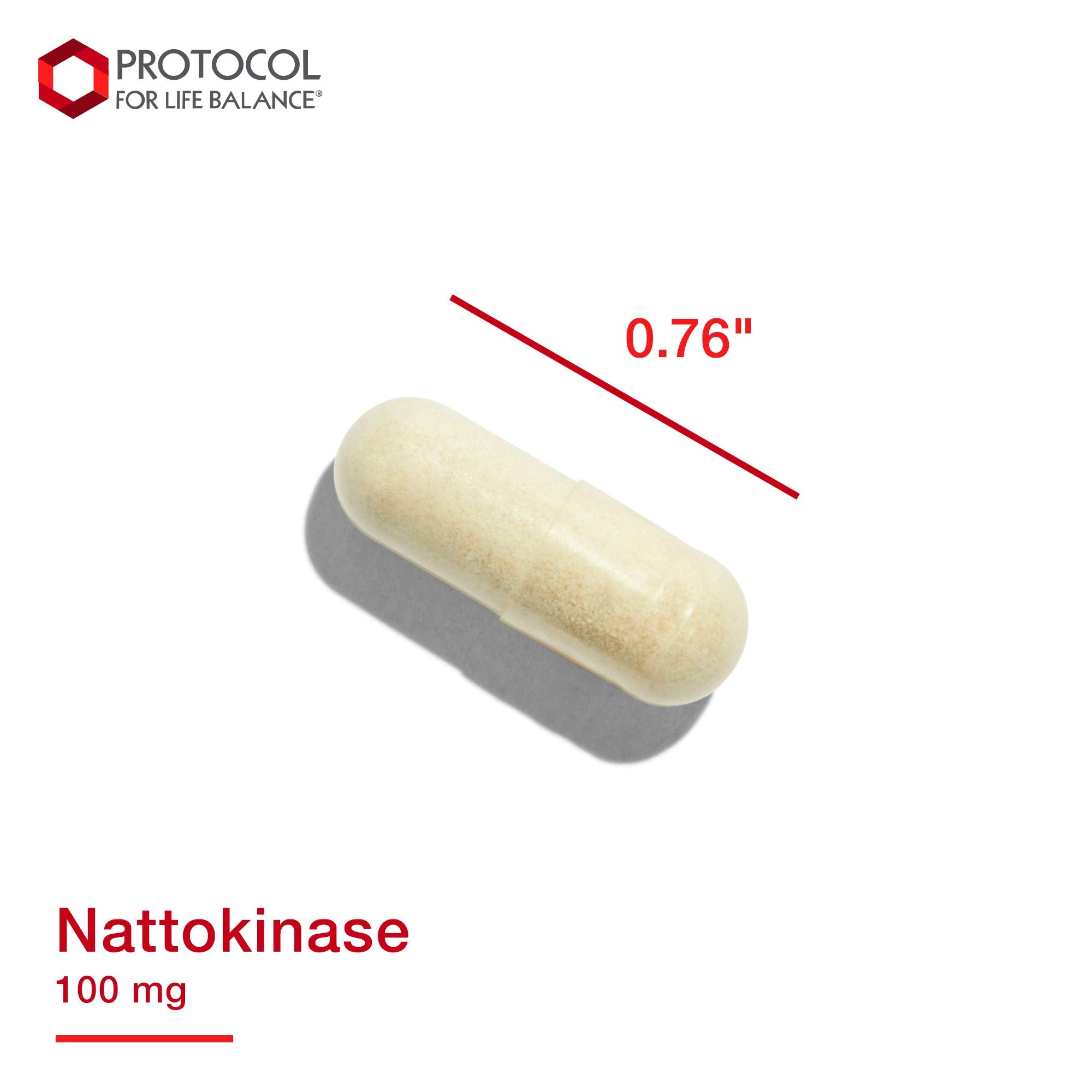 Logotipo PROTOCOL FOR LIFE BALANCE nattokinase, branding claro para confianza y calidad.