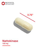 Logotipo PROTOCOL FOR LIFE BALANCE nattokinase, branding claro para confianza y calidad.