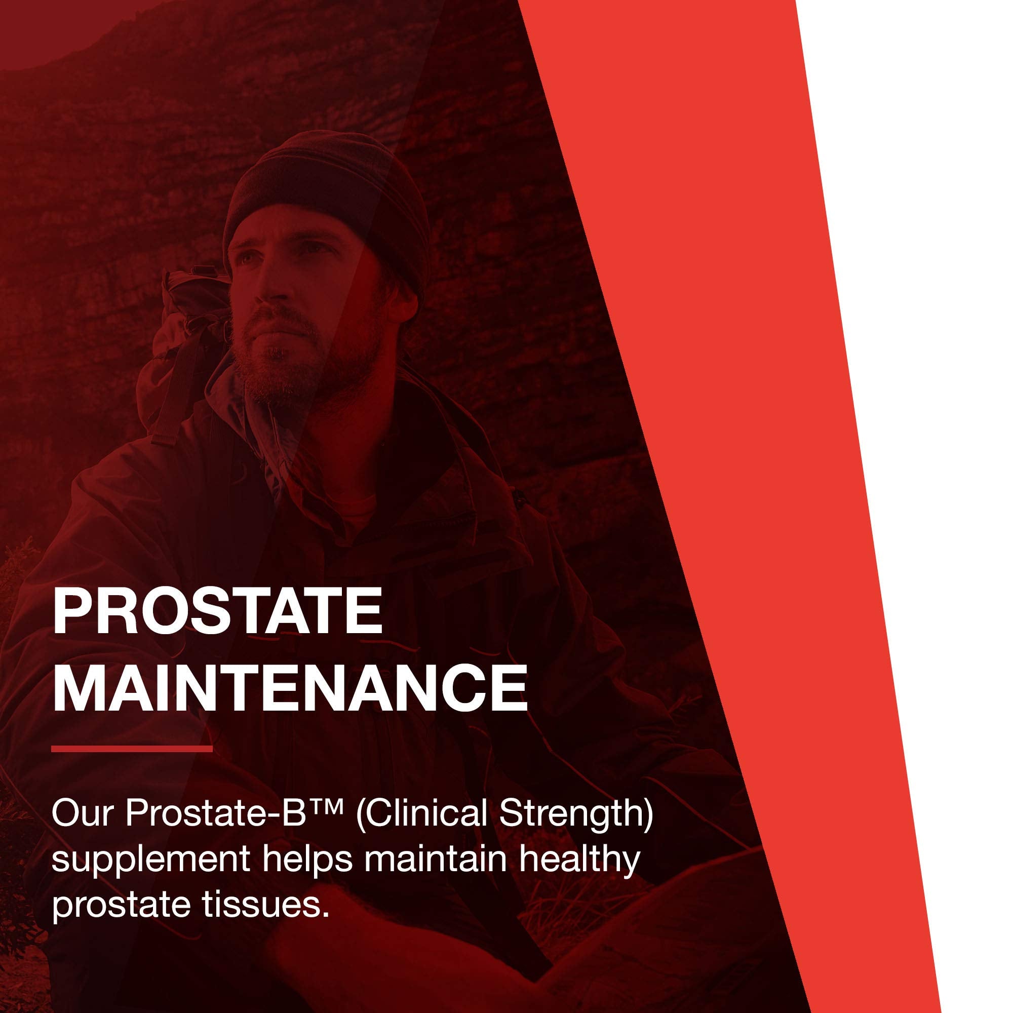 PROSTATE-B de Protocol For Life Balance: empaque práctico y estable.
