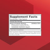 Etiqueta de ProtoDophilus Woman que destaca Lactobacillus y beneficios de bienestar digestivo.