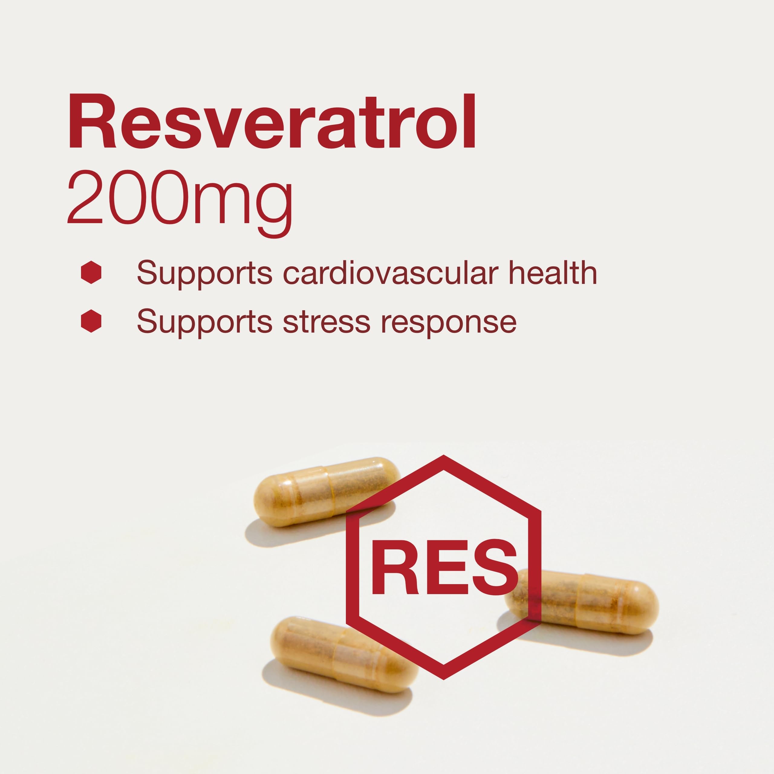 Caja frontal de PROTOCOL FOR LIFE BALANCE resveratrol vegano