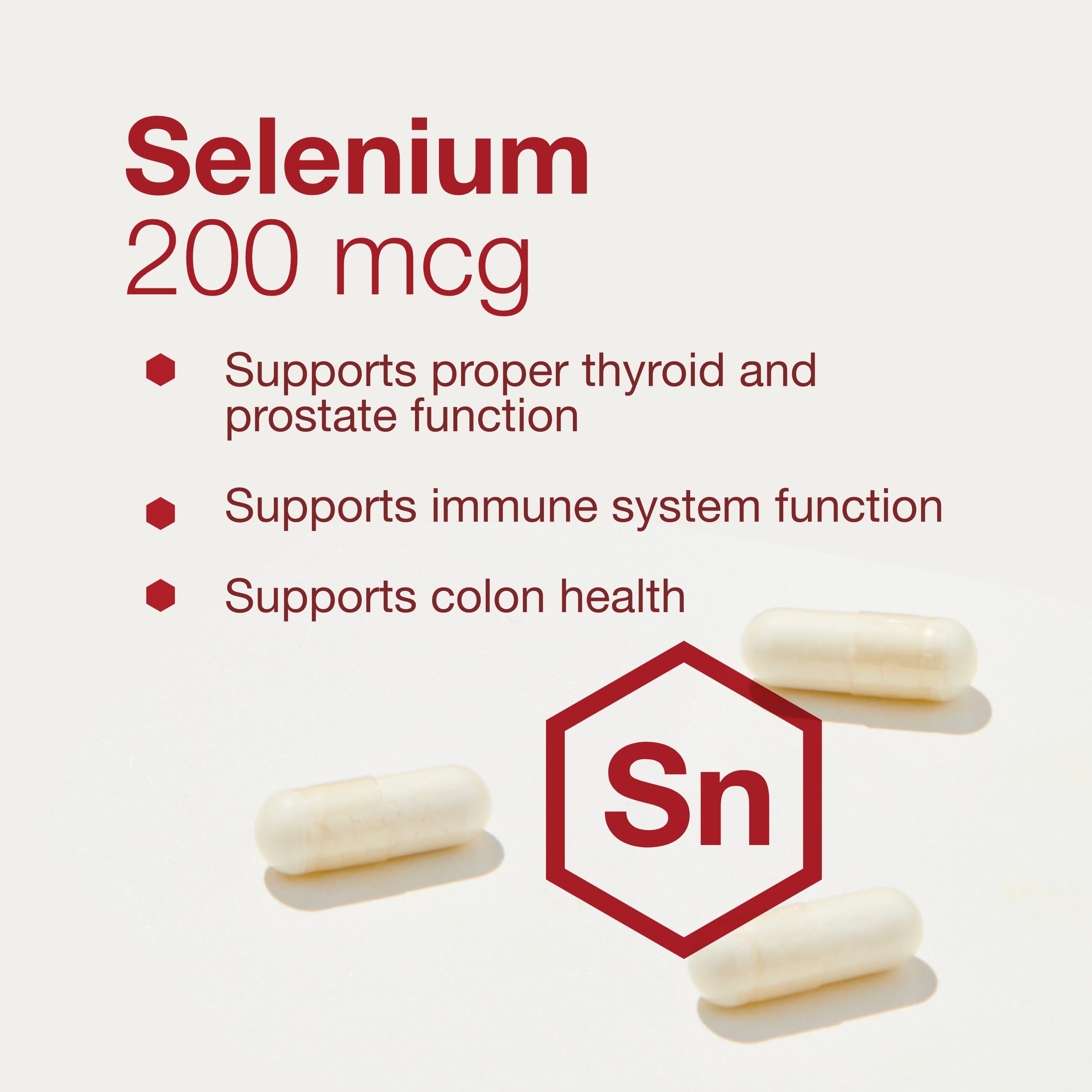 Cápsula de PROTOCOL FOR LIFE BALANCE Selenio 200 mcg, alta biodisponibilidad.