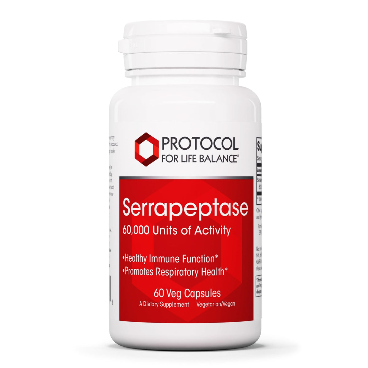 PROTOCOL FOR LIFE BALANCE Serrapeptase, enzima digestiva, posible apoyo diario para el bienestar.