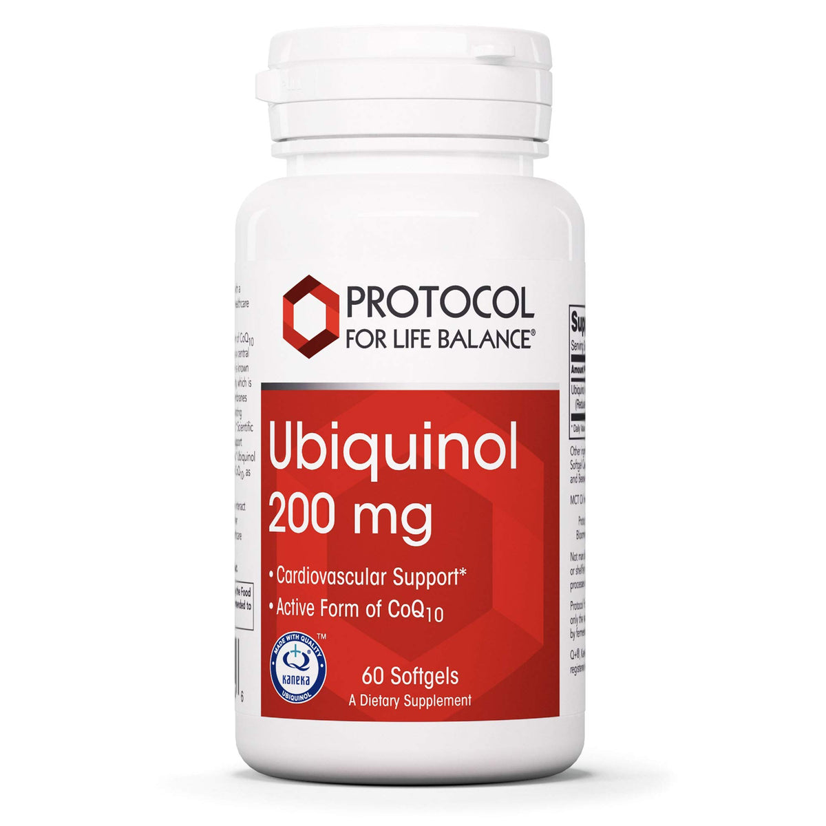 PROTOCOL FOR LIFE BALANCE Ubiquinol 200mg: cápsulas blandas para soporte cardiovascular.