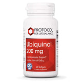 PROTOCOL FOR LIFE BALANCE Ubiquinol 200mg: cápsulas blandas para soporte cardiovascular.
