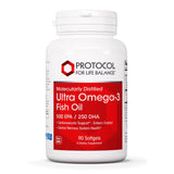 PROTOCOL FOR LIFE BALANCE Ultra Omega-3 botella: ritual diario de apoyo al bienestar