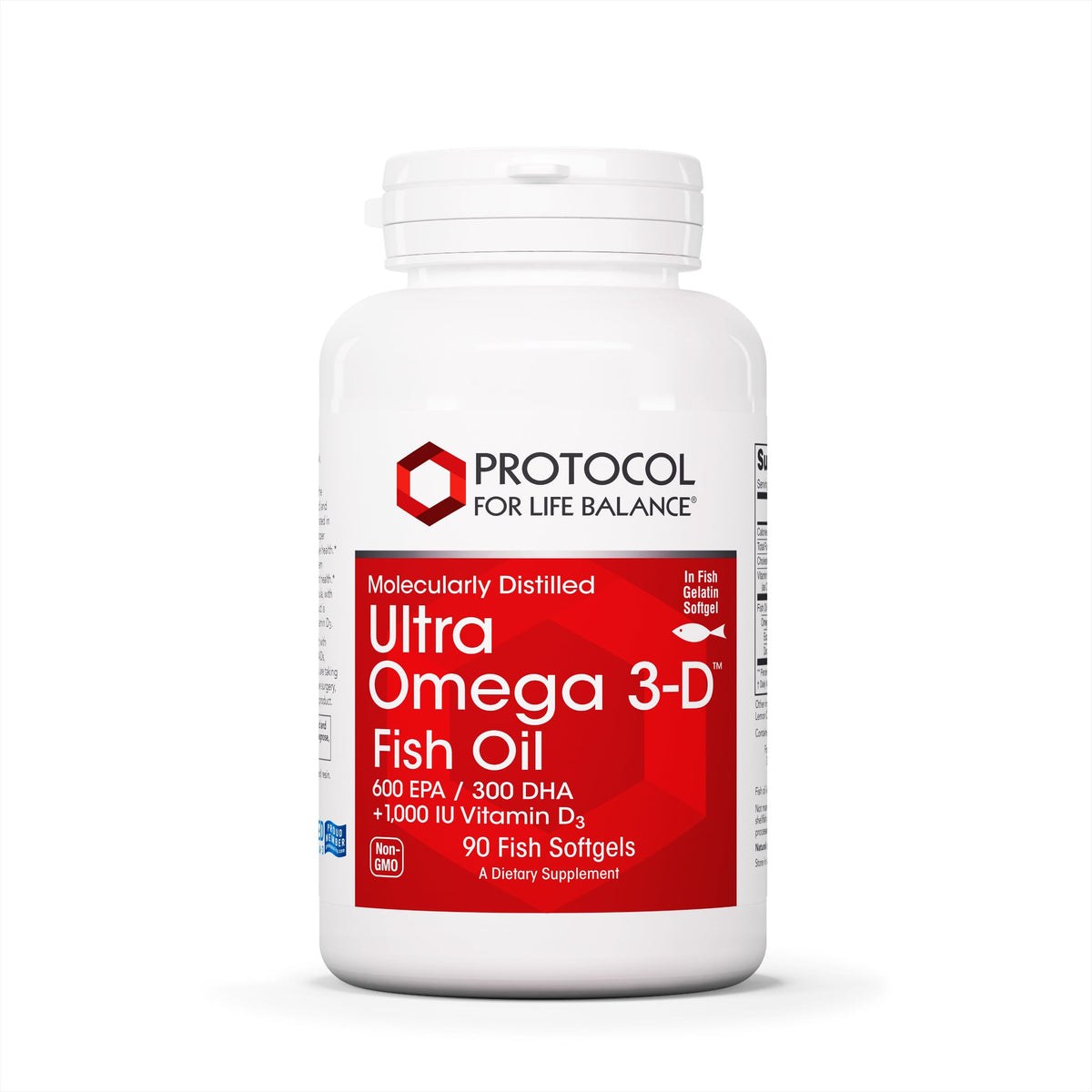 PROTOCOL FOR LIFE BALANCE Ultra Omega 3-D botella, posible apoyo para funciones cerebrales