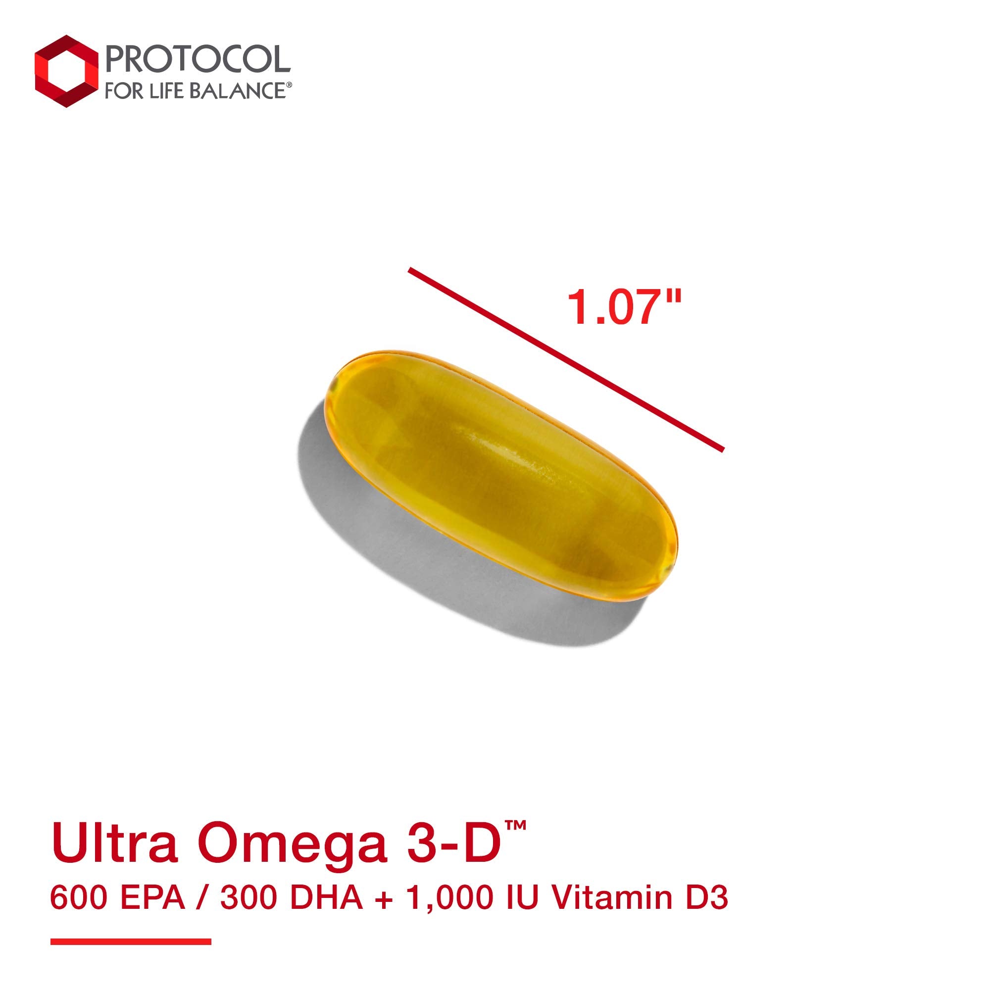 PROTOCOL FOR LIFE BALANCE Ultra Omega 3-D uso diario con comida recomendado