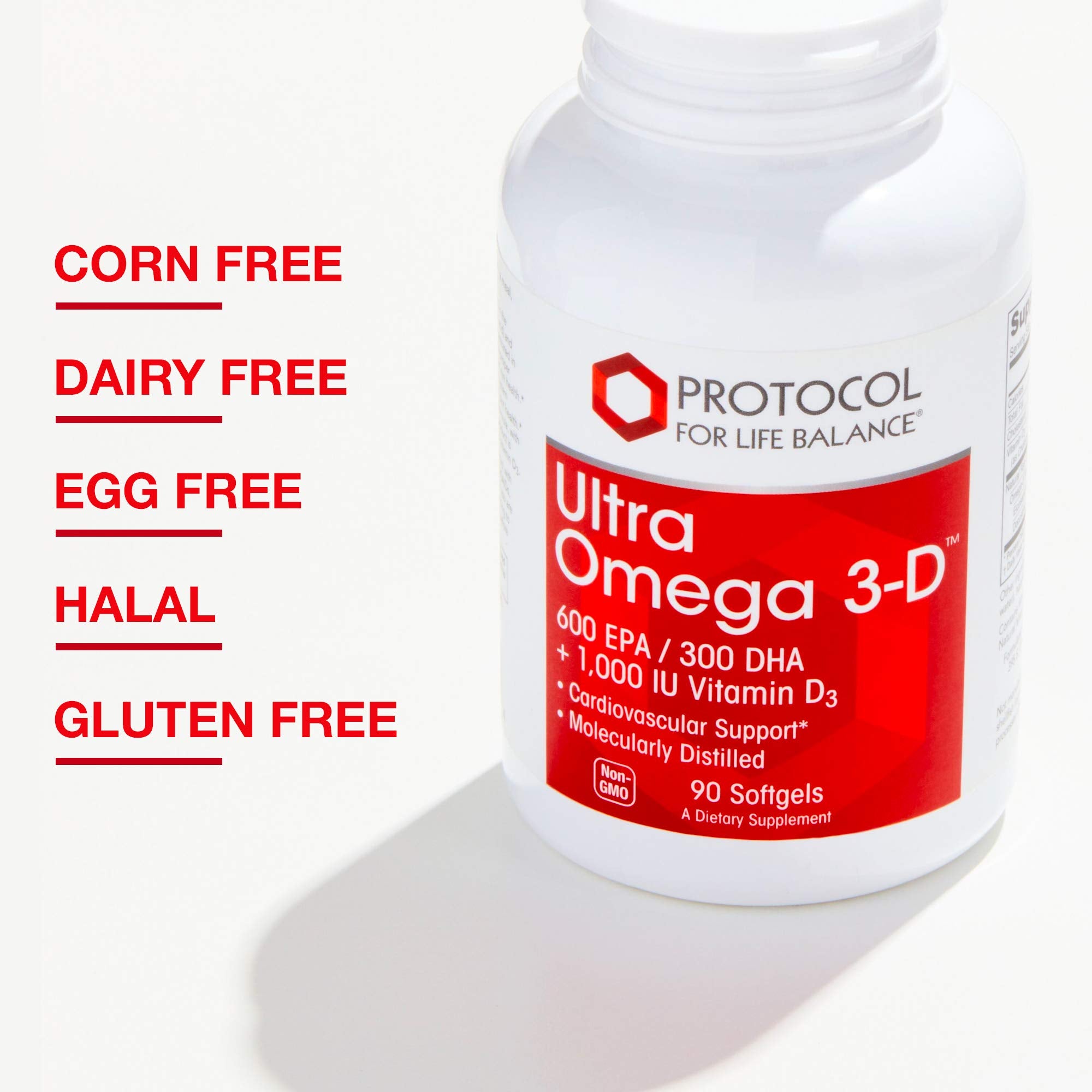 PROTOCOL FOR LIFE BALANCE Ultra Omega 3-D etiqueta vitamina D3