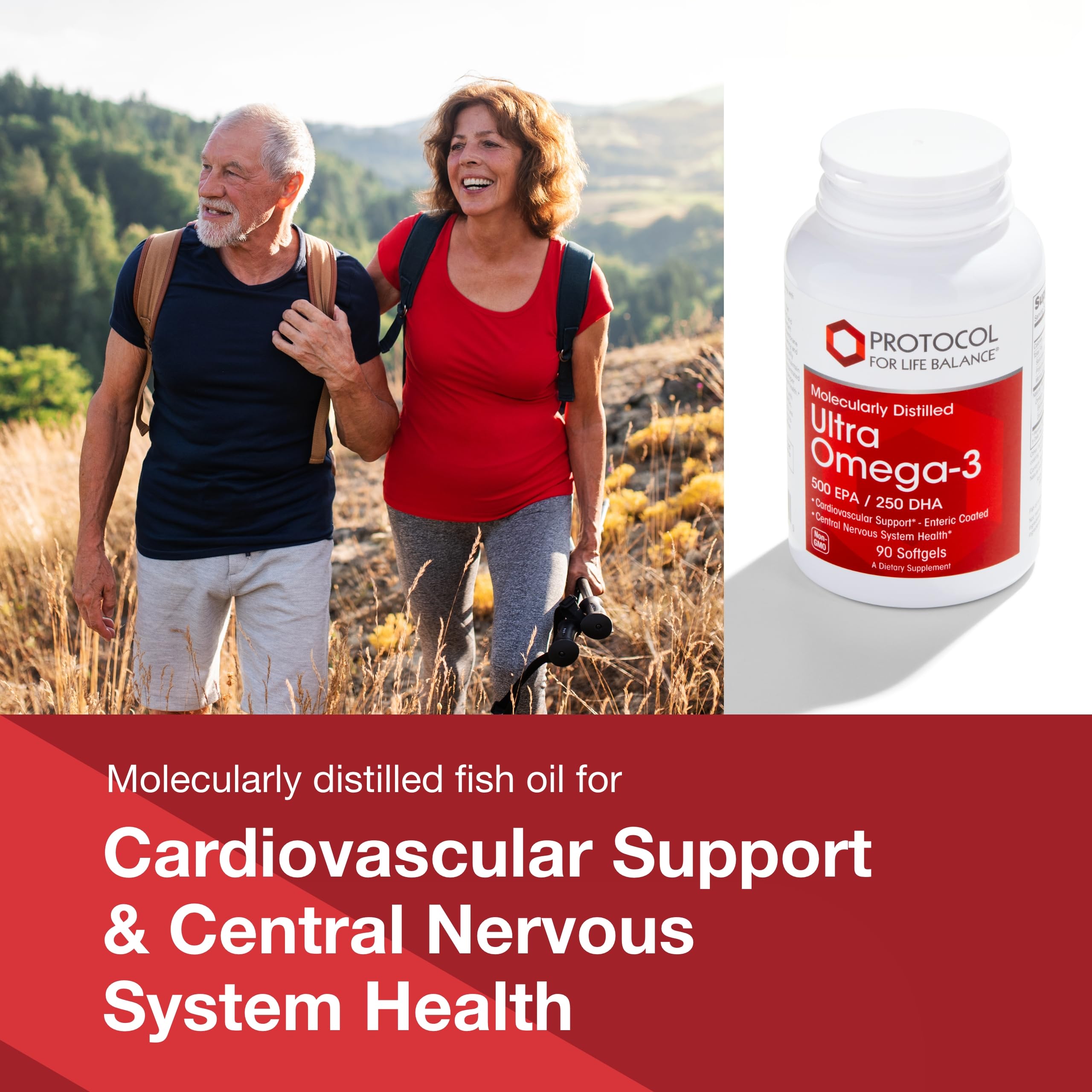 PROTOCOL FOR LIFE BALANCE Ultra Omega-3 etiqueta: información clara del producto