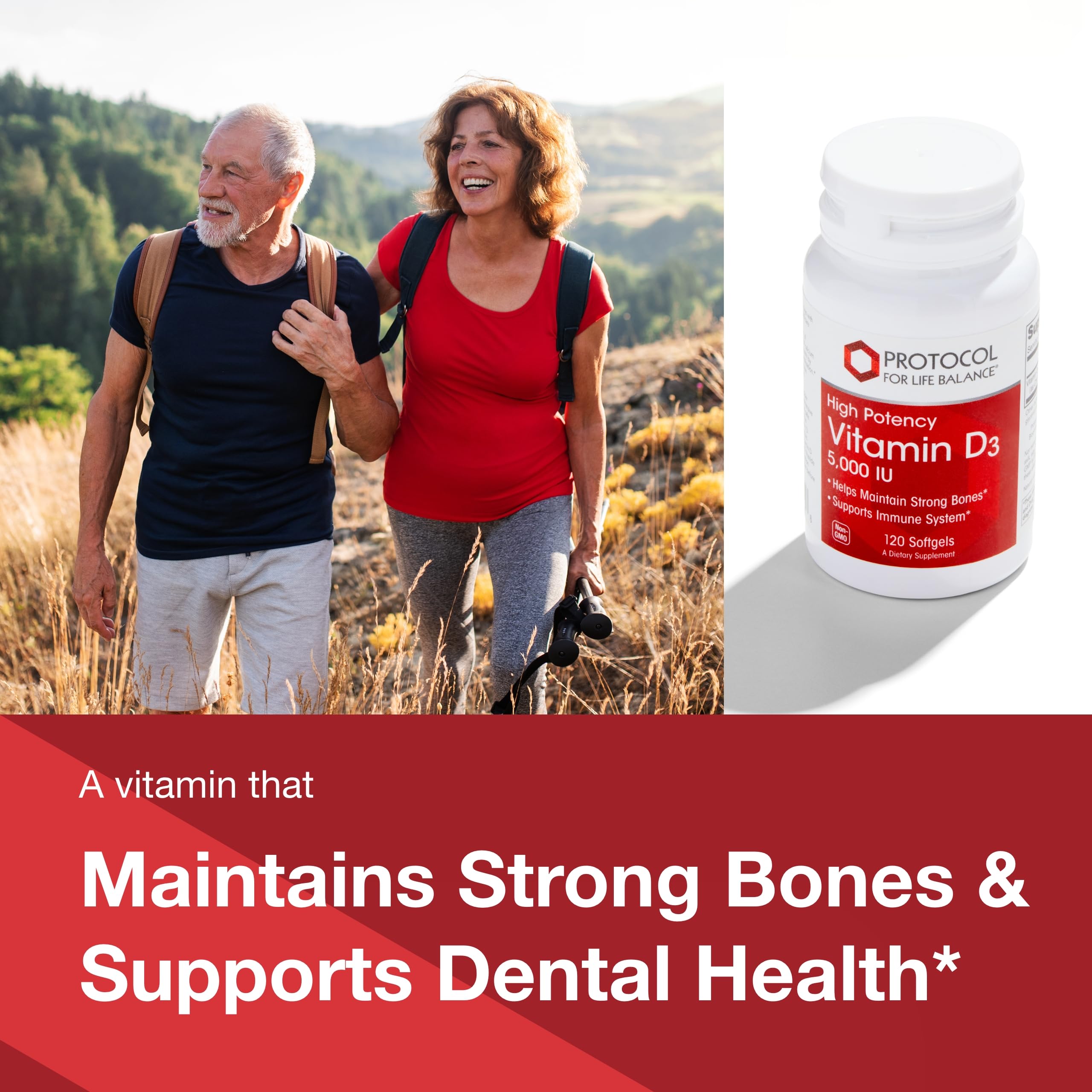 PROTOCOL FOR LIFE BALANCE Vitamina D3 5000IU — cápsulas blandas para apoyo inmunitario suave