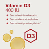 Envase de 60 ml de Vitamina D3 líquida PROTOCOL FOR LIFE BALANCE en mesa.