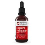 Vitamina D3 líquida PROTOCOL FOR LIFE BALANCE en frasco con gotero para dosis diaria.