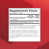PROTOCOL FOR LIFE BALANCE Zinc Glycinate 30mg, etiqueta, muestra absorción óptima.