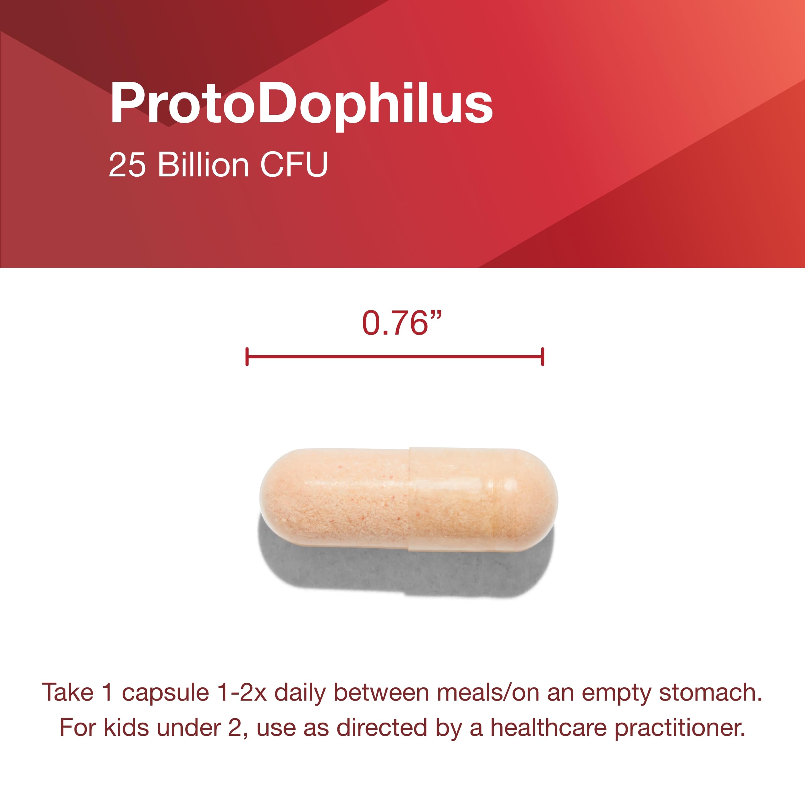 Proto Dophilus uso diario, ideal para rutina matutina.