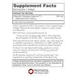 Protocolo Vida Balance ubiquinol 100 mg en cápsulas suaves, apoyo a la salud cardiovascular