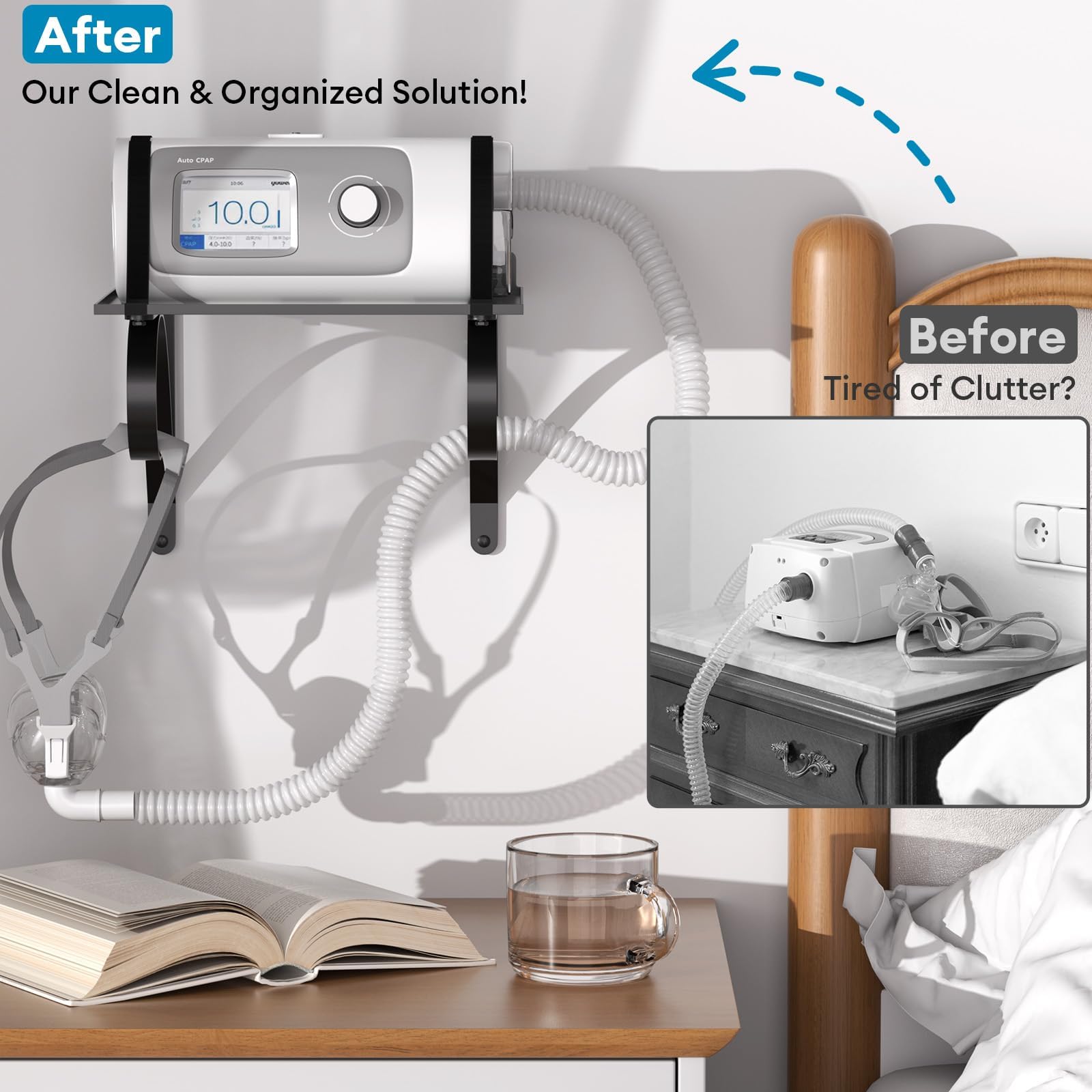 ProtoRack: base ventilada que mejora la circulación de aire en CPAP.