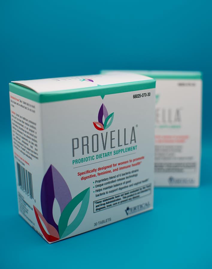 Provella: blíster de tabletas probióticas para conveniencia diaria.