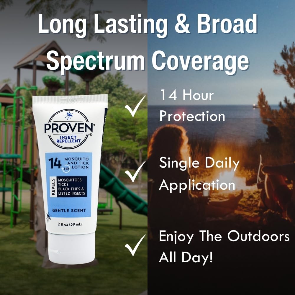 Loción Proven: aplicación en piel para protección rápida durante actividades al aire libre.