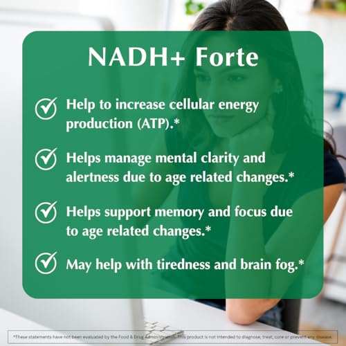 PROVITA NADH+ Forte etiqueta frontal, diseño y credenciales veganas