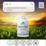 PROVITA Neuro Max™, cápsulas en mano, formato vegano para el uso diario.