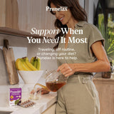Prunelax Ciruelax botella, producto vegano y libre de gluten