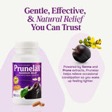 Comprimidos de Prunelax Ciruelax para alivio nocturno.
