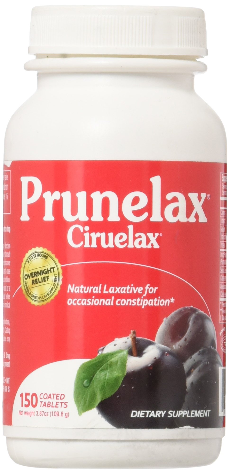 Prunelax Ciruelax tabletas botella: apoyo suave para la regularidad diaria