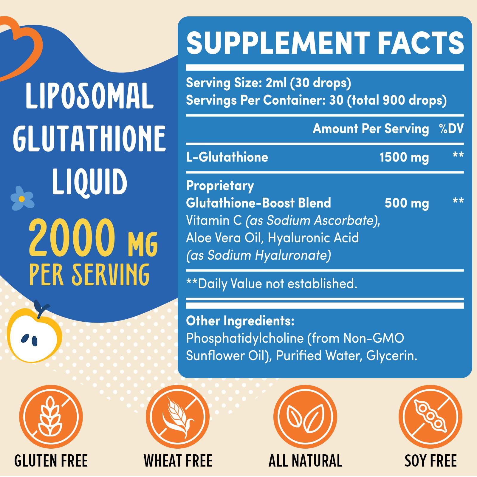 Pipeta de Prunucis Glutatión Liposomal facilita la dosis diaria.
