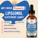 Textura clara del líquido liposomal, listo para mezclar en bebidas.