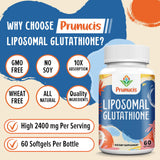 Tecnología liposomal avanzada de Prunucis para mejor absorción celular.
