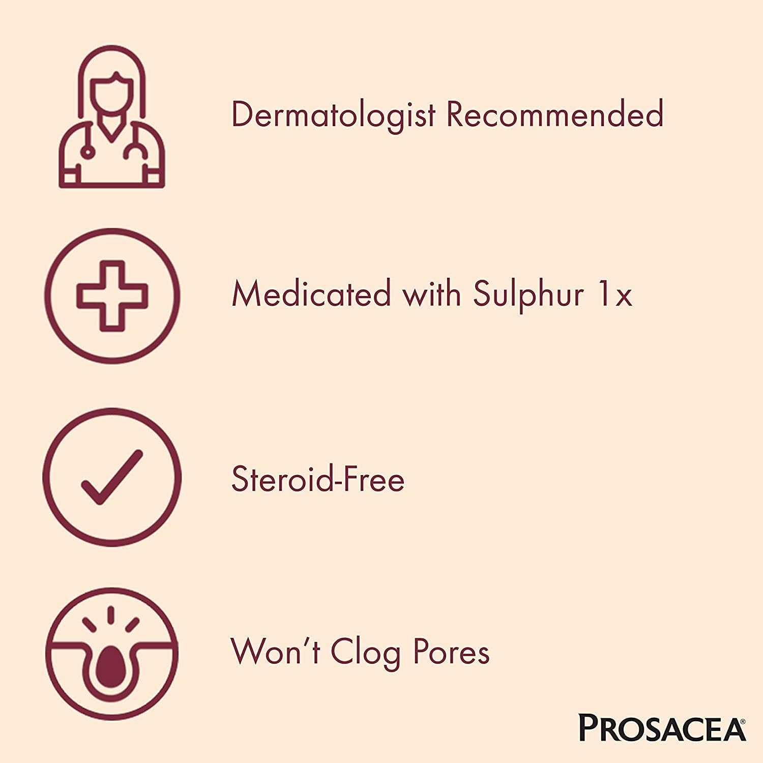 Prosacea gel-no-oleoso: fórmula ligera para piel sensible.