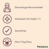 Prosacea gel-no-oleoso: fórmula ligera para piel sensible.