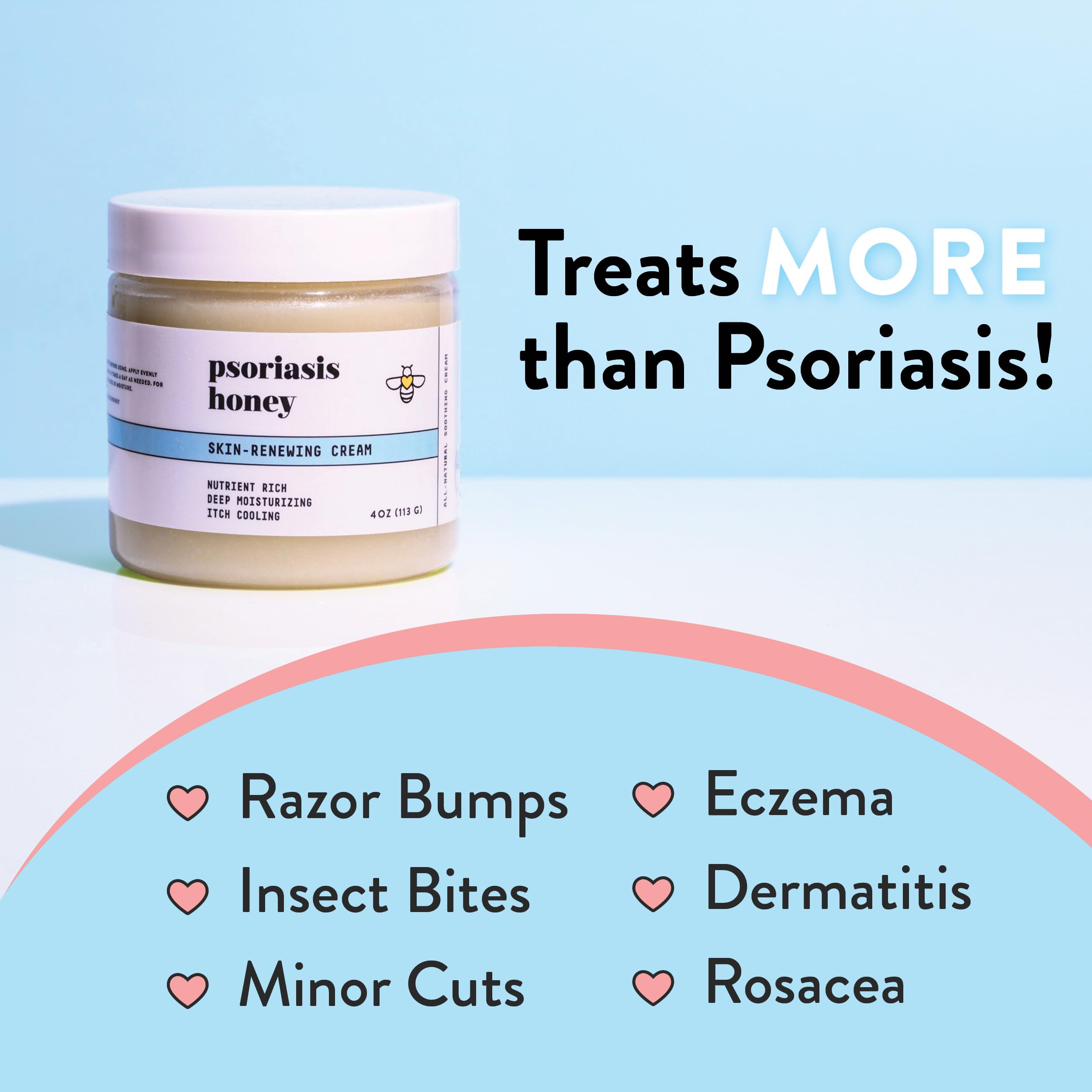 PSORIASIS HONEY envase práctico para uso diario y fácil manejo.