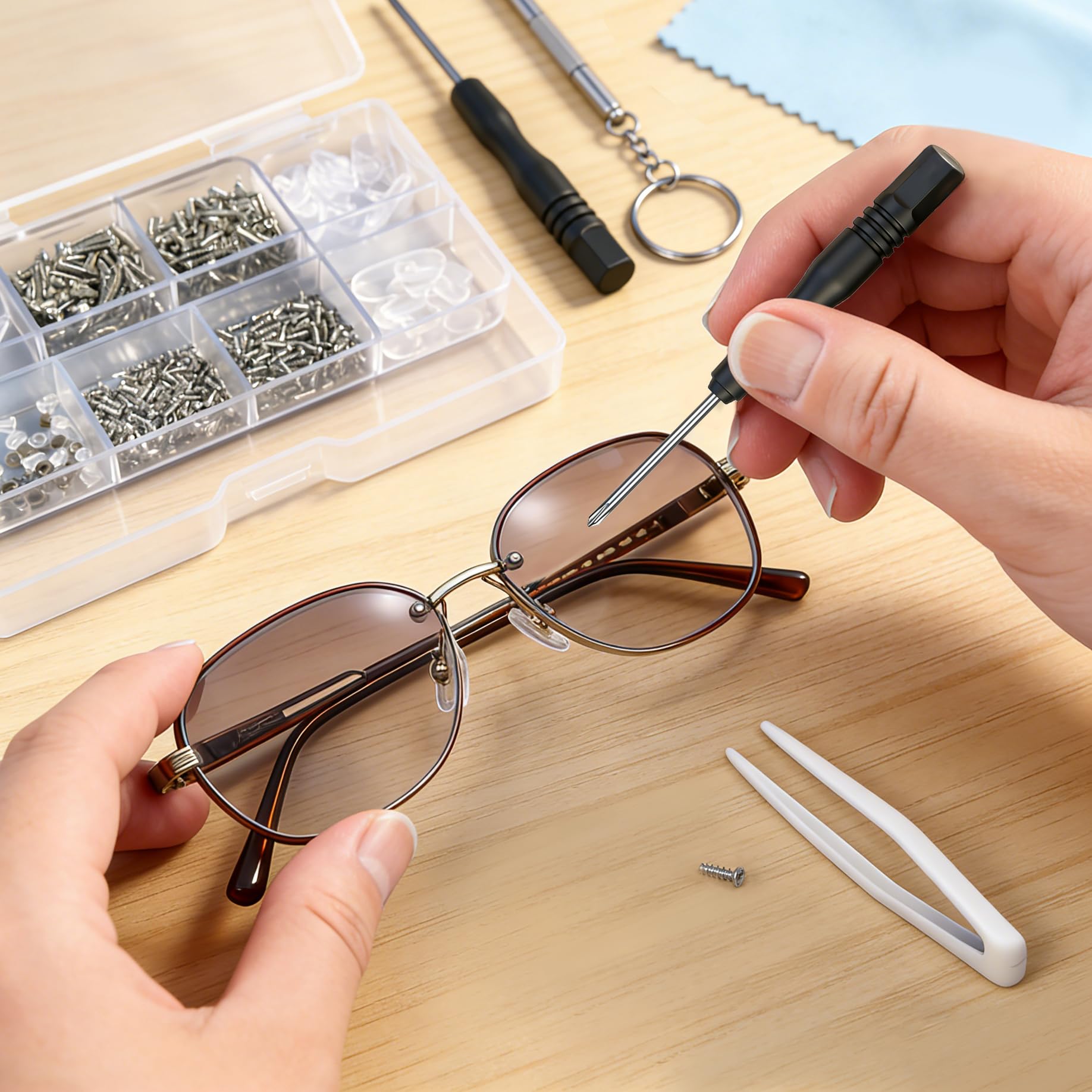 PTSLKHN destornillador preciso para reparaciones de gafas en casa