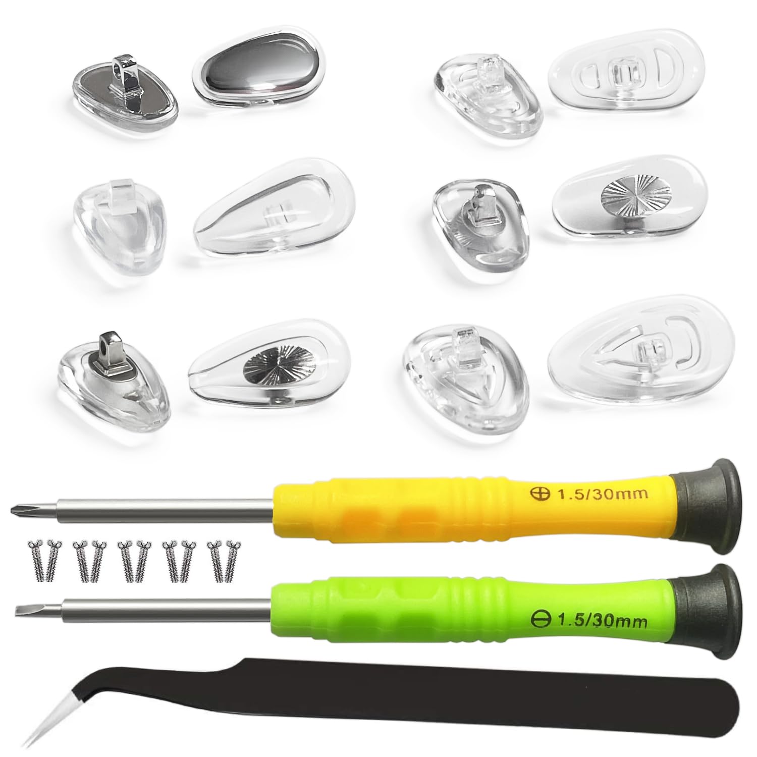 PTSLKHN almohadillas nasales de silicona suave para comodidad diaria en gafas