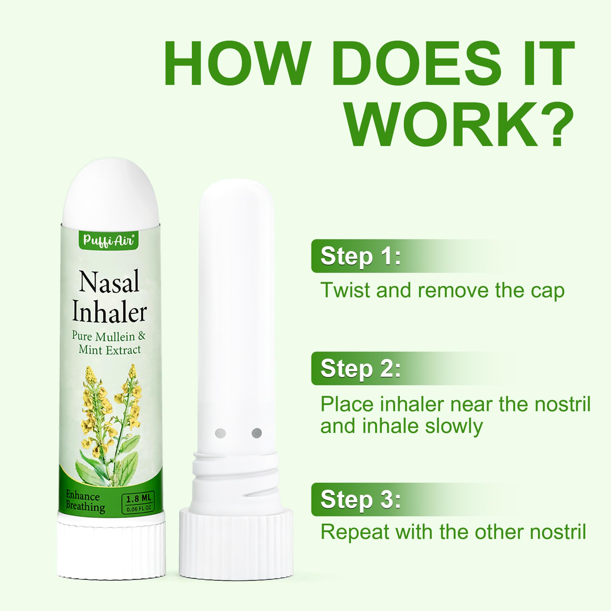 Puffiair dendrobio flor, apoyo natural para respiración