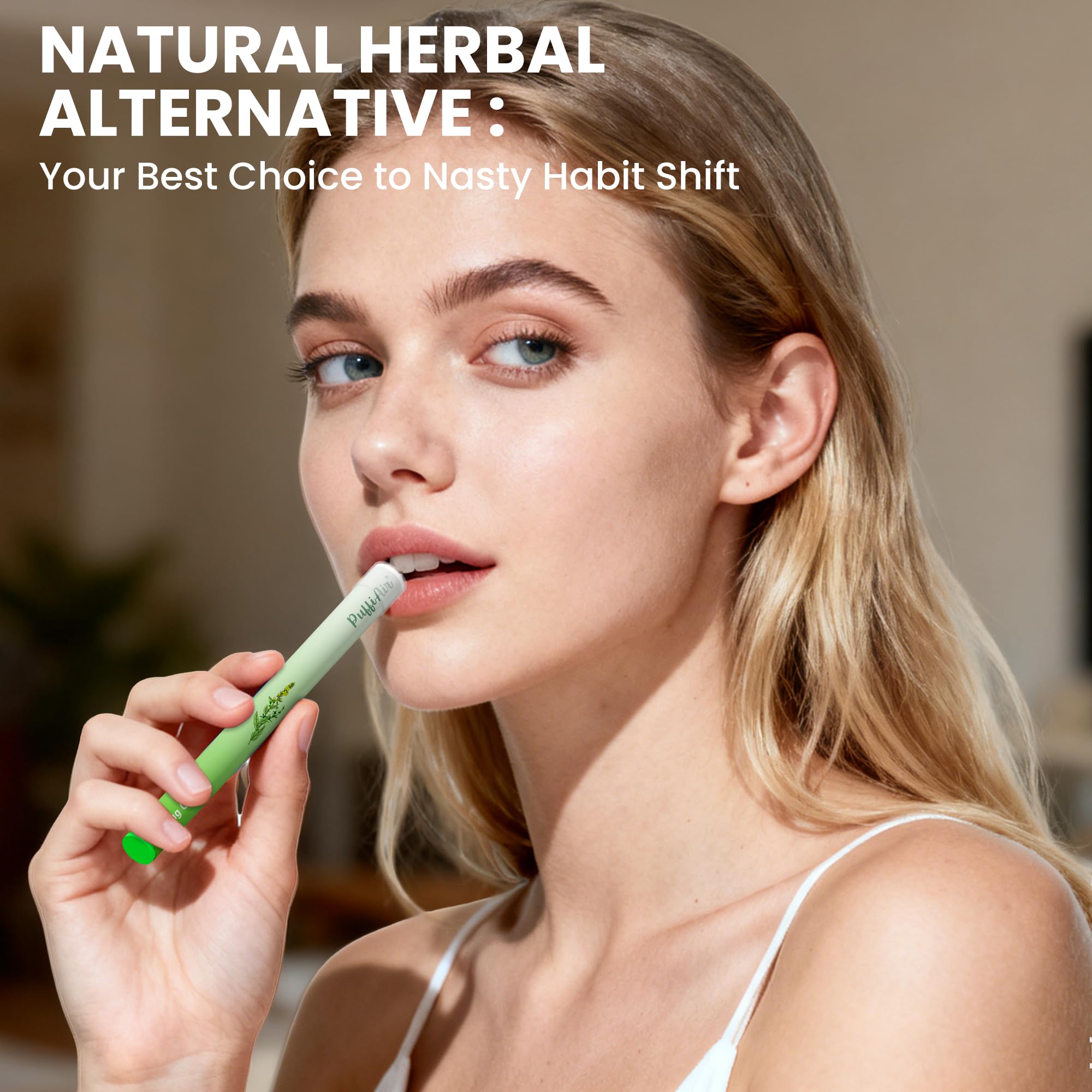 PUFFIAIR pluma-difusor herbal con menta para frescura suave