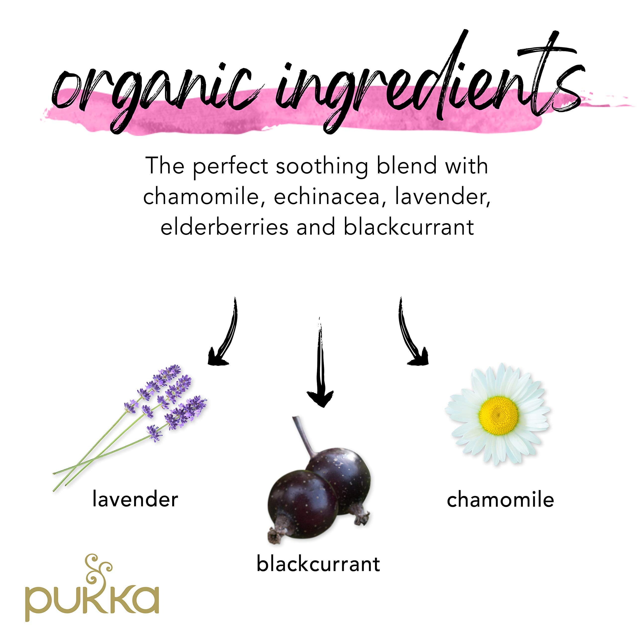 Pukka Night Time Berry: aroma de regaliz y lavanda para calmar los sentidos
