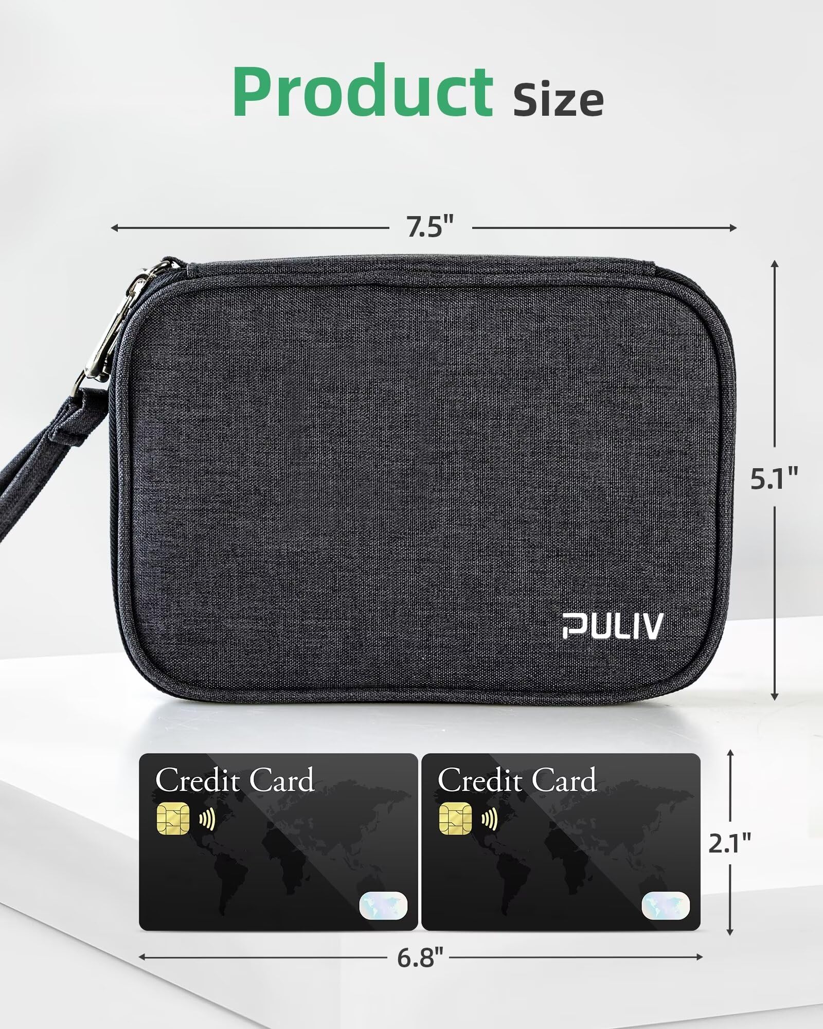 PULIV diseño resistente y duradero con cierres confiables.